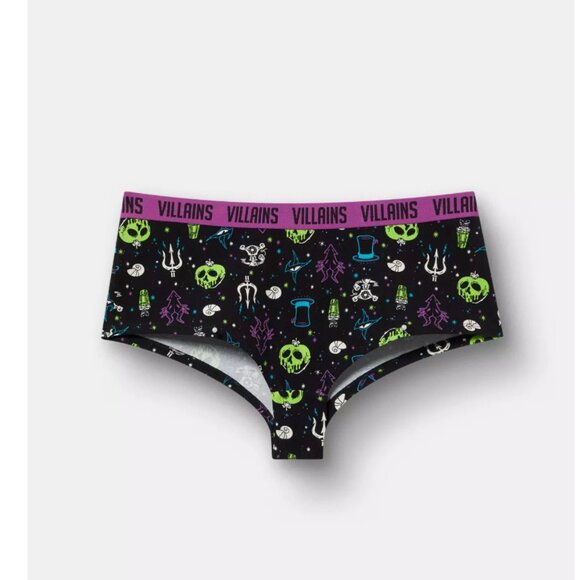 Disney Villains Mid-Rise Plus Size Boyshort Panty Torrid size 3(x) - Picture 1 of 3